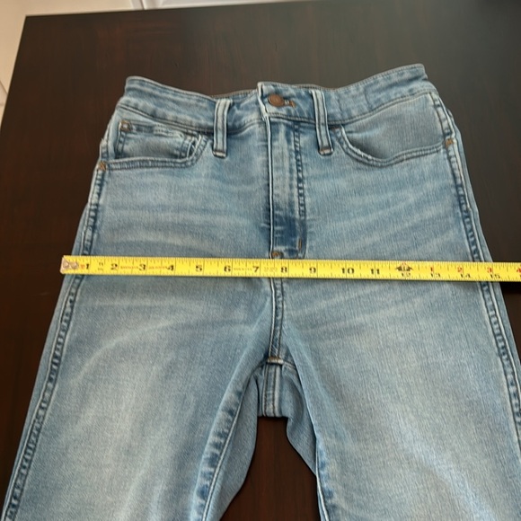 Madewell Curvy Roadtripper High Rise Skinny Jeans Blue Denim Women’s Size 25 - Picture 17 of 17